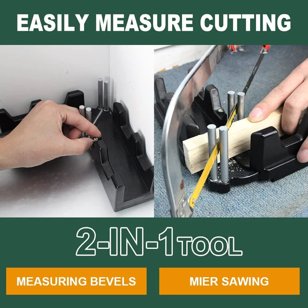 2-in-1 Measuring and miter saw tool