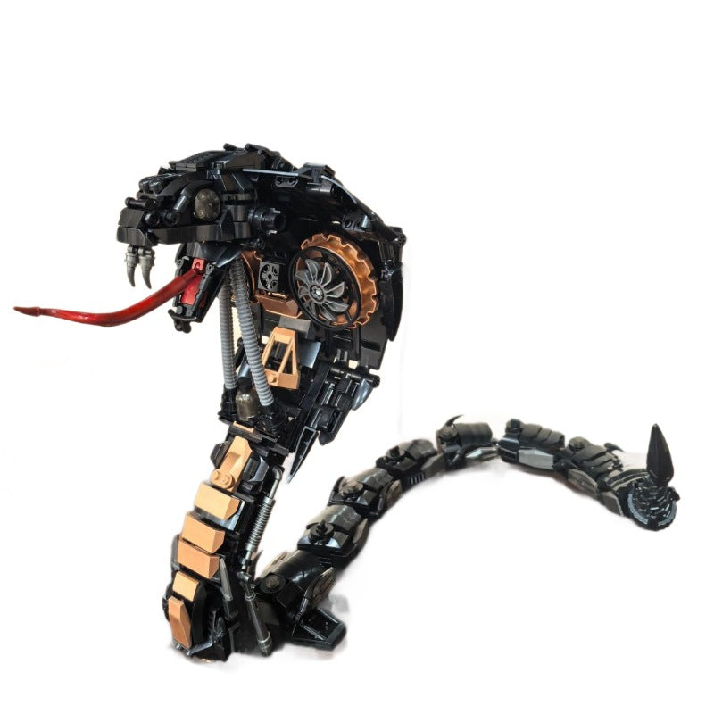 DIY Mechanical Animal Assembly Block Toy