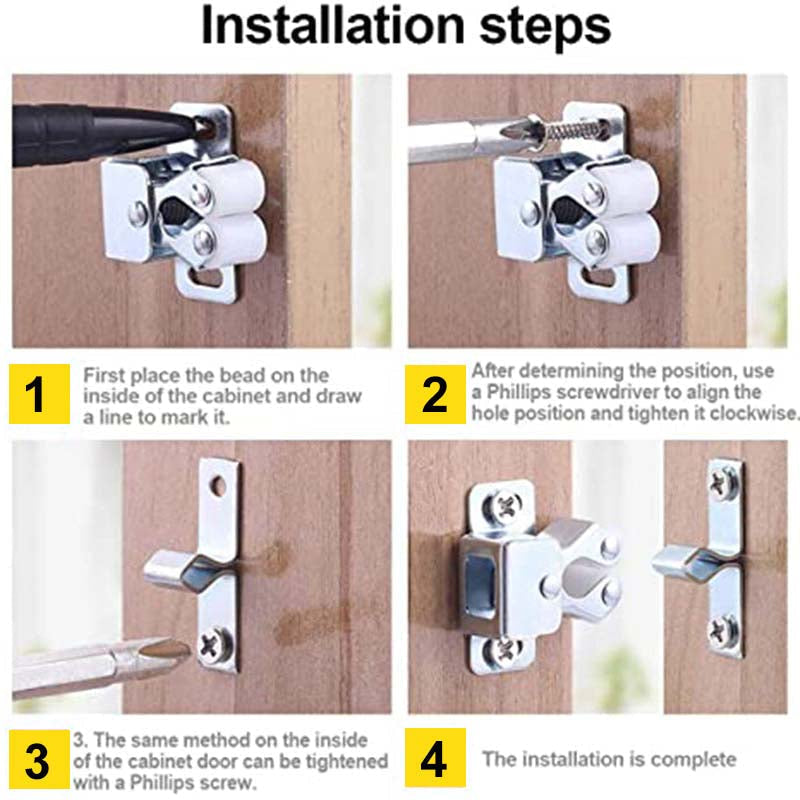 🔥Today's limited time 50% off🔥Classic Cabinet Door Stainless Steel Snaps