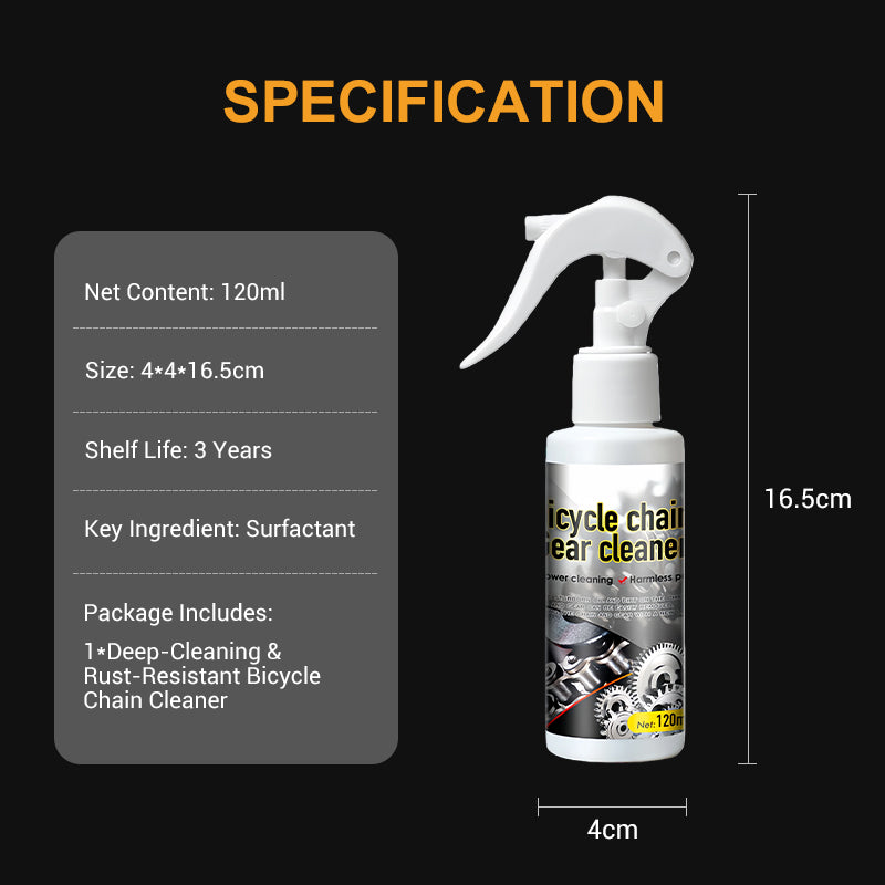 🔥Limited Time Promotion 50% OFF🔥Deep-Cleaning & Rust-Resistant Bicycle Chain Cleaner