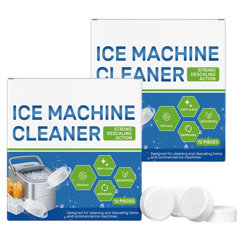 🎉 2026 Sale — Over 27100 Sold! ⏰Universal Ice Maker Cleaner Tablets|Descaling & Deodorizing Cleaning Tablets for Home & Commercial Ice Machines ✨
