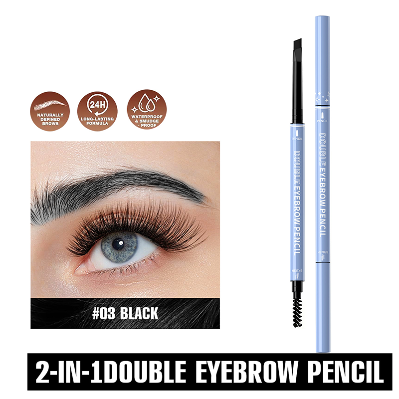 🔥Buy 1 Get 1 Free!!🔥 Draw Like a Pro! 2-in-1 Waterproof Brow Pencil + Gel – Micro-Lines That Mimic Real Hairs 🖌️