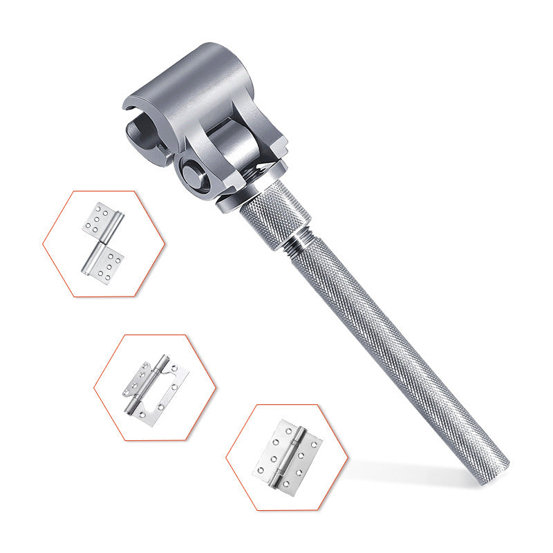 🔧 Universal Adjustable Door Hinge Wrench —— Multi-Size Hinge Adjustment Tool Fits 0.3"-1" (8-25mm) Hinges | Heavy-Duty Carbon/Forged Steel