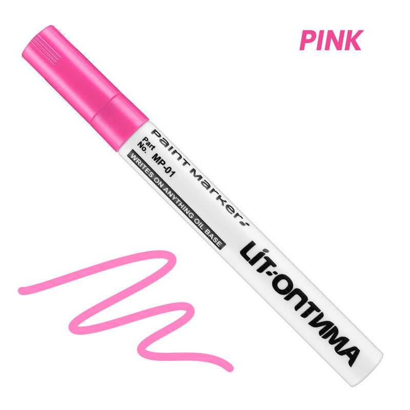 Oil-Based Waterproof Tire Marker Pen(Single-color 5-pack)