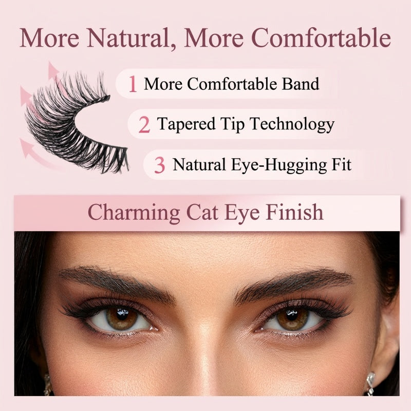 💖Waterproof & Reusable Self-Adhesive Eyelashes