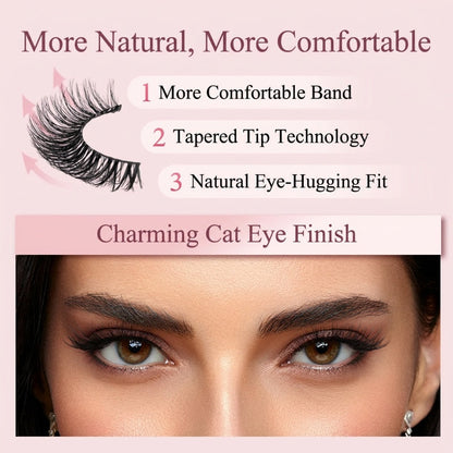 💖Waterproof & Reusable Self-Adhesive Eyelashes