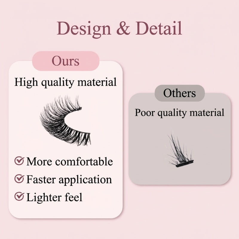 💖Waterproof & Reusable Self-Adhesive Eyelashes