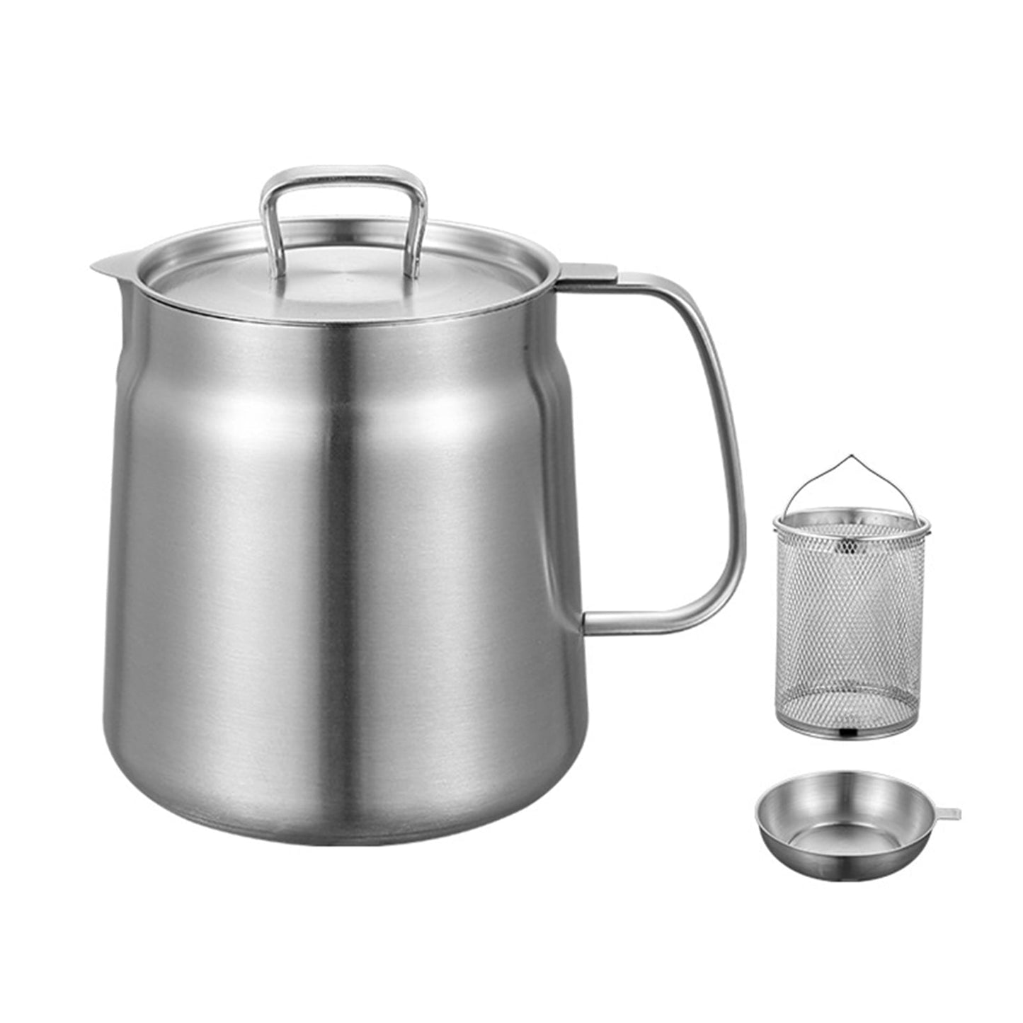 🔥Hot Sale🔥2-in-1 304 Stainless Steel Multifunctional Oil Strainer Pot