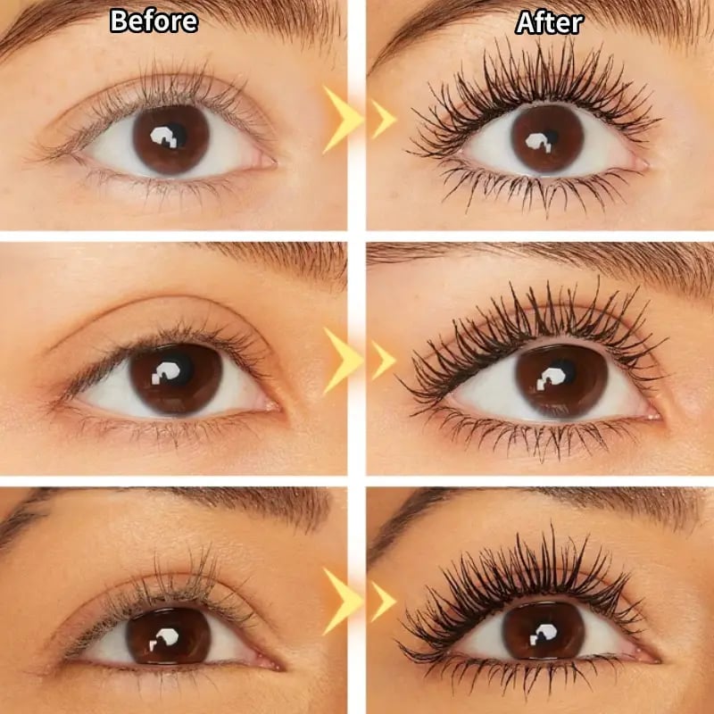 Mascara before and after results