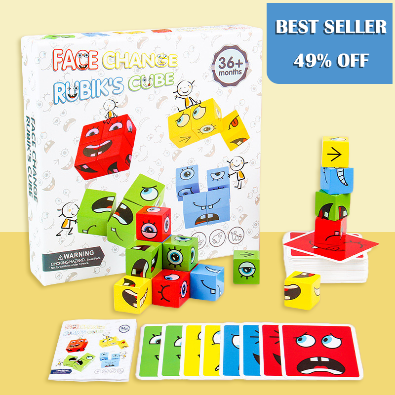 💖HOT SALE 49% OFF🎁5D Puzzle Educational Faces Changing Family Game🧩