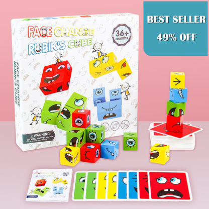 💖HOT SALE 49% OFF🎁5D Puzzle Educational Faces Changing Family Game🧩