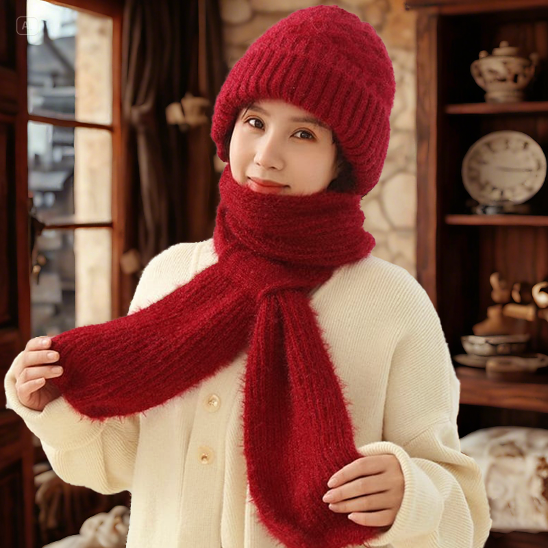 🎅EARLY CHRISTMAS SALE -50% OFF 🎄Winter Versatile Knitted Hooded Scarf for Women