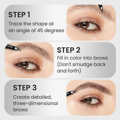 💖Buy 1 Get 1 Free💖2024 Upgraded Natural Waterproof Eyebrow Pen with Microfine Tip（upgrate) ）