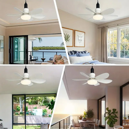 🔥sale 49%OFF-🎁2-IN-1 PORTABLE CEILING FAN & LIGHT with Remote Control