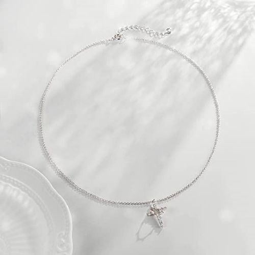 🎁2025 New Crown with Cross Pendant Necklace