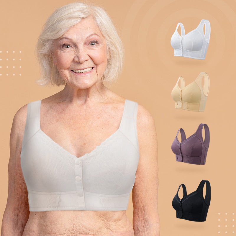 🔥2024 New Stretchy Front Closure Breathable Bra for Seniors