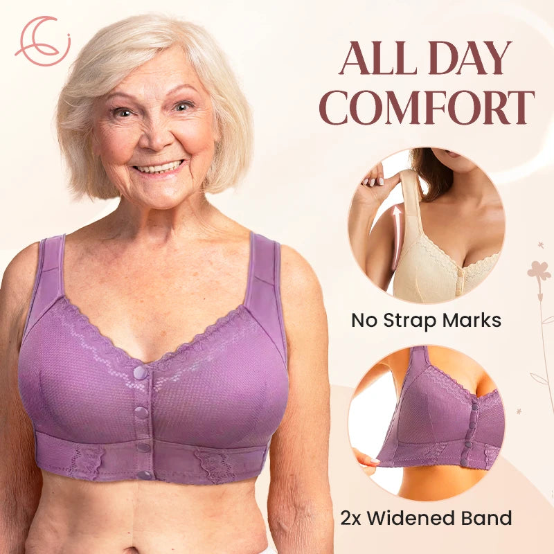 LAST DAY SALE 50% OFF - Front Closure Breathable Bra for Seniors