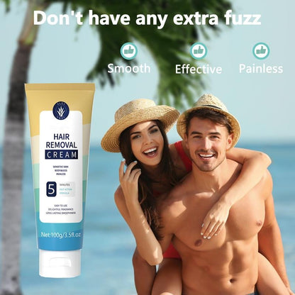 ❤️Limited Sale 50% OFF🔥Buy 2 get 1 free & save 5% off ✨Hair Removal Cream – Skin-friendly for all areas🌿