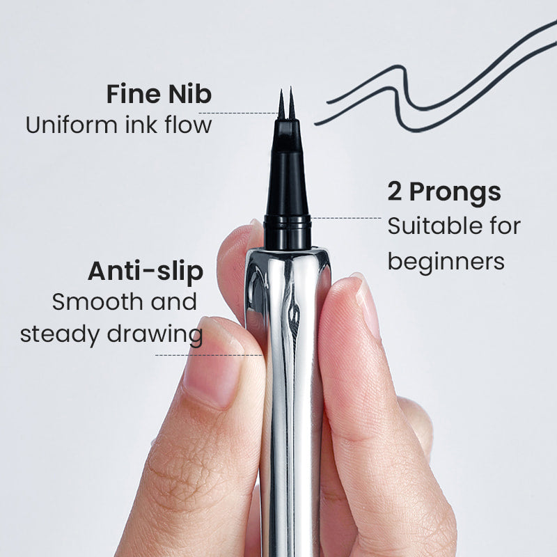 💖Buy 1 Get 1 Free💖2024 Upgraded Natural Waterproof Eyebrow Pen with Microfine Tip（upgrate) ）