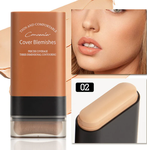 🎉Hot Sale🎉Hydrating Lightweight Foundation Stick with Brush