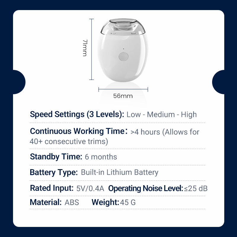 Universal Automatic Fingernail Grinder for Adults and Children
