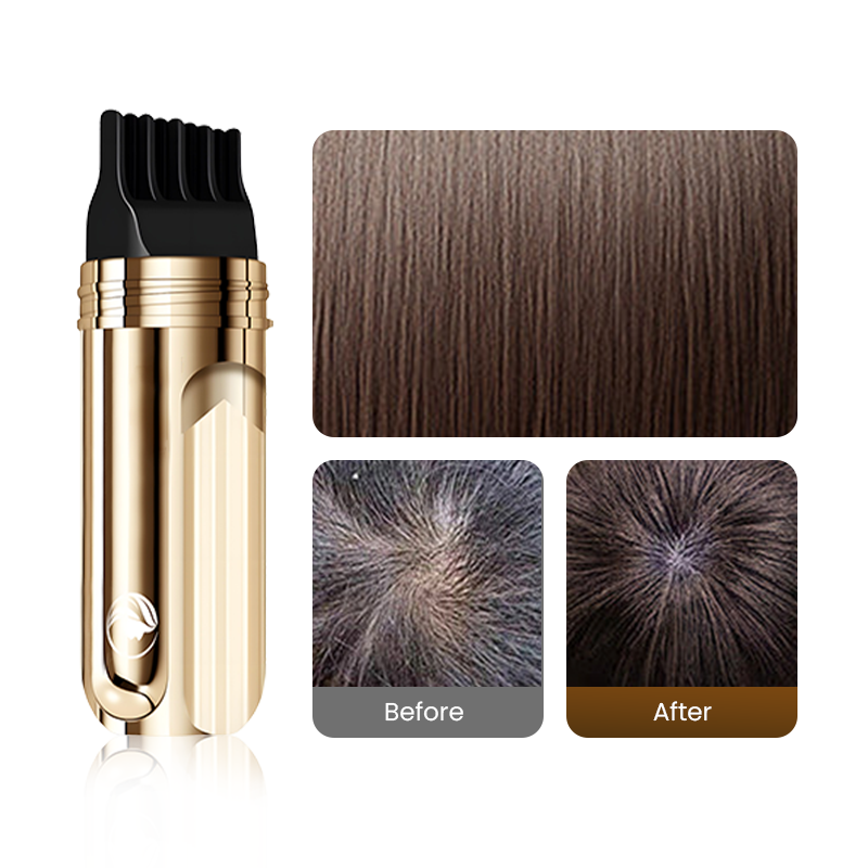 ⏳Time-Limited Special⏰2-in-1 Convenient Hair Dye Comb For Gray Hair