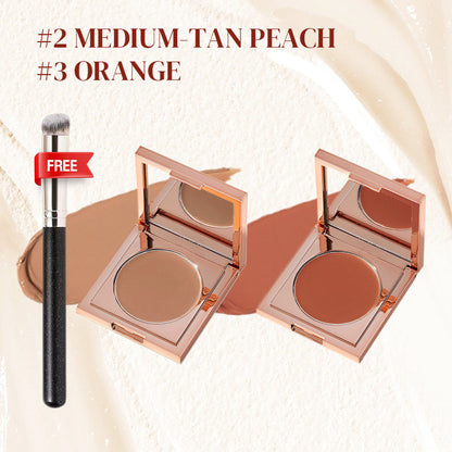 👍Last Day -Buy 1 Get 1 Free💥💜2026 New Magic Colored Clay Undereye Corrector (+Free Precision Concealer Brush!!)💡✨