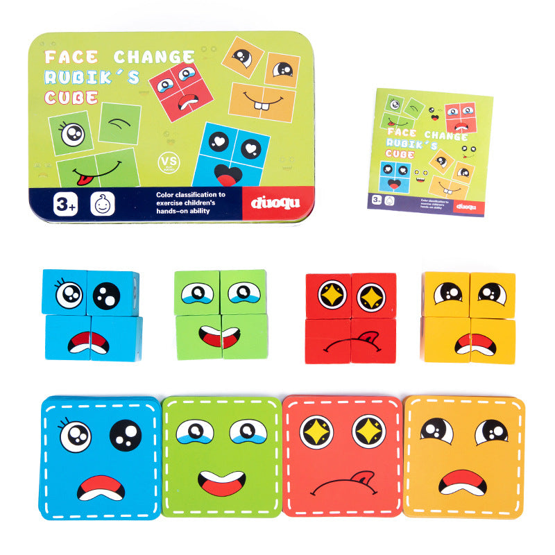 💖HOT SALE 49% OFF🎁5D Puzzle Educational Faces Changing Family Game🧩