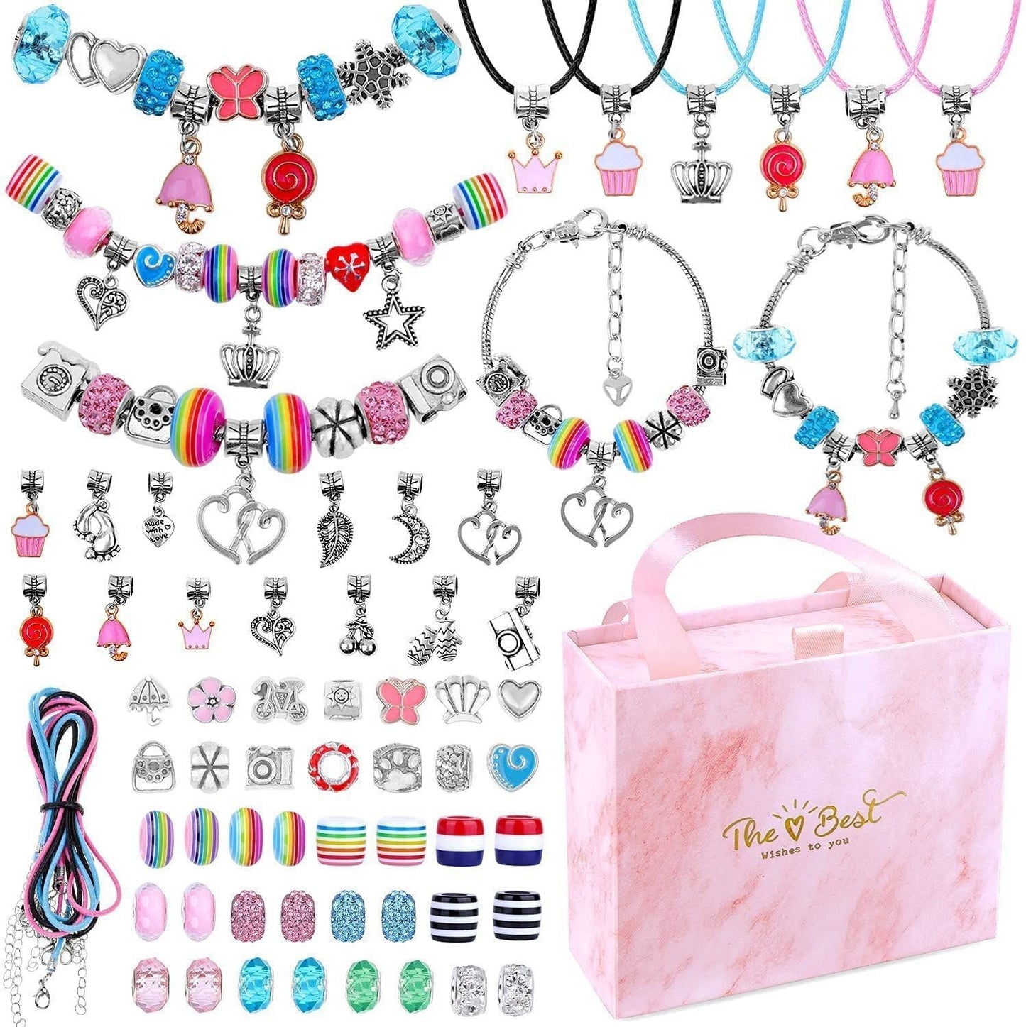 🎁2024-Christmas Hot Sale 49%OFF🎁🎉The Best Gift For Children-🎀DIY Gorgeous Bracelet Set🎉