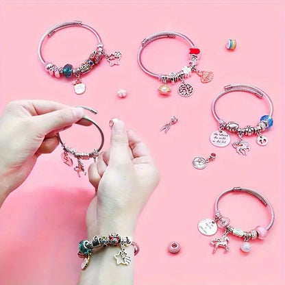 🎁2024-Christmas Hot Sale 49%OFF🎁🎉The Best Gift For Children-🎀DIY Gorgeous Bracelet Set🎉