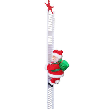 🔥2024 BEST GIFT TO FAMILY🔥 Electric Fireplace Climbing Santa Claus Musical Toys