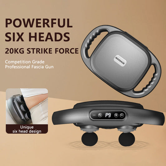 🔥51% off 🔥 New six-head Fascia Gun deep muscle tissue massager