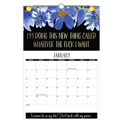 🏆Christmas Pre Sale 49% OFF - Here We F*cking Go Again: 2026 Swear Calendar for Tired-Ass Women