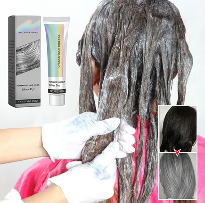 💥2025 new upgrade🎁2-in-1 Natural Essence Extract Silver Hair Dye