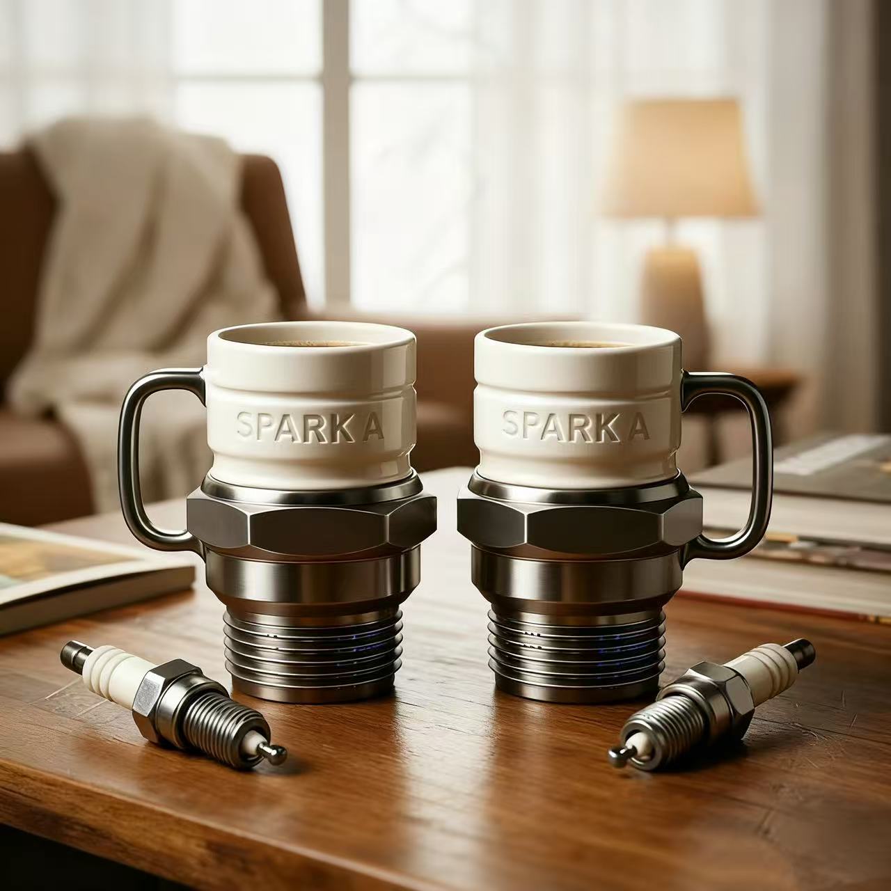 Creative Spark Plug Mug