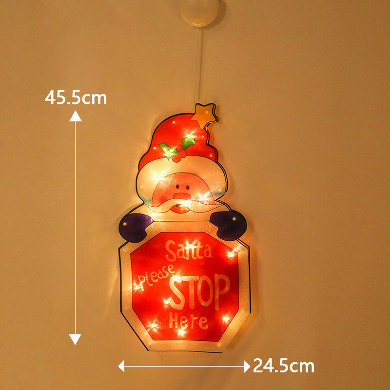 ⛄Christmas pre-sale🎄 Christmas Window Hanging Lights💡