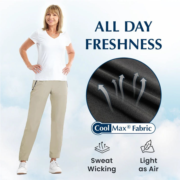 🔥LAST DAY SALE - ONLY £14.98!!⚡50K+ SOLD!🔥Women's Ultra Soft Stretch Perfect Drape Casual Pants👖🎁