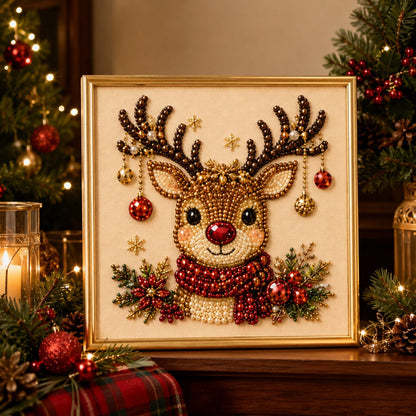🥳2026 HOT SALE🥳💞50K+ SOLD!🎄✨ 50% OFF! DIY Christmas Pearl Diamond Painting Kit – 5 festive designs, 3D raised beads & display frame included. A sparkling holiday masterpiece for your wall! 🖼️🎨