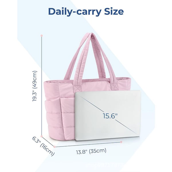 👜Lightweight Puffy Tote Bag