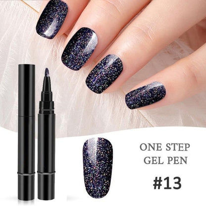 💅 Limited Time Buy 1 Get 1 Free - £12.99! ✨One Step Nail Gel Pen🎨Free handheld mini UV nail lamp💡