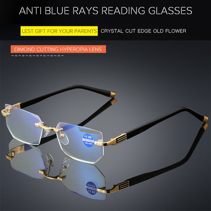 (Buy 1 Get 1 Free) Sapphire high hardness anti-blue progressive Far And Near Dual-Use Reading Glasses