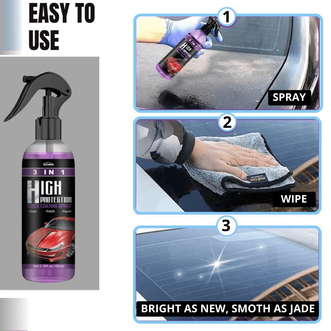 🔥Buy 2 Get 1 Free🔥3 in 1 Ceramic Car Coating Spray