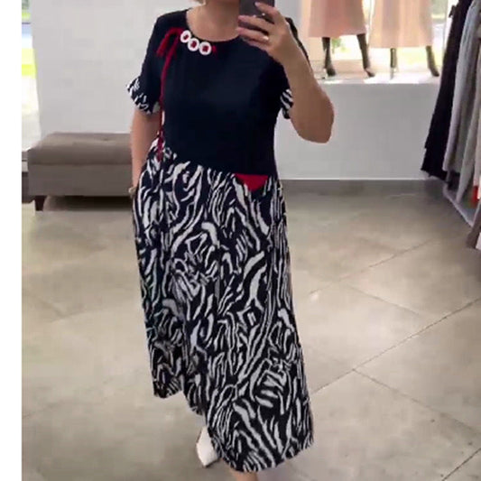 🔥Limited Sale 55% OFF🔥Women's Casual Patchwork Dress