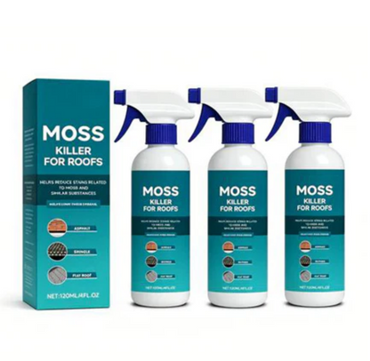 🤩Limited Buy 2 Get 1 Free!🌧️Multi-Surface Roof Moss & Algae Cleaner Spray 🏠✨
