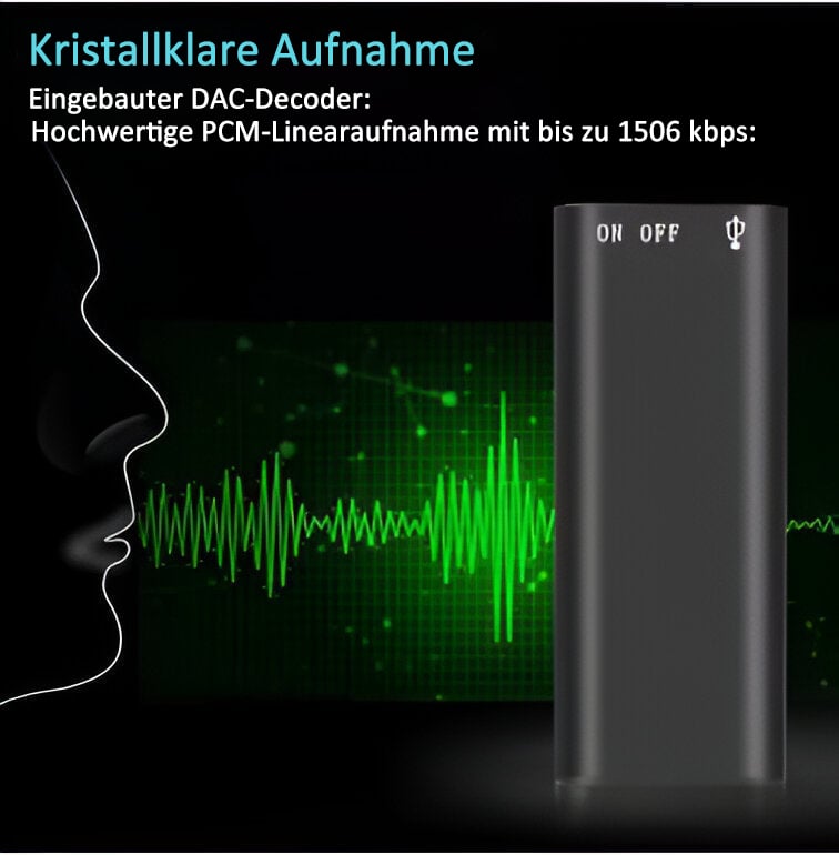 🔥2026 New Arrivals: 50% Off for a Limited Time!🔥 – Smart Sound Capture, Compact & Easy to Use, Long Battery Life 🔋