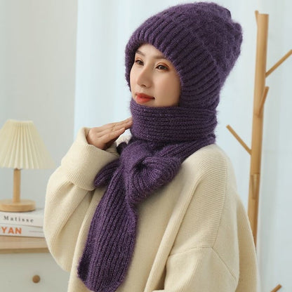 🎅EARLY CHRISTMAS SALE -50% OFF 🎄Winter Versatile Knitted Hooded Scarf for Women