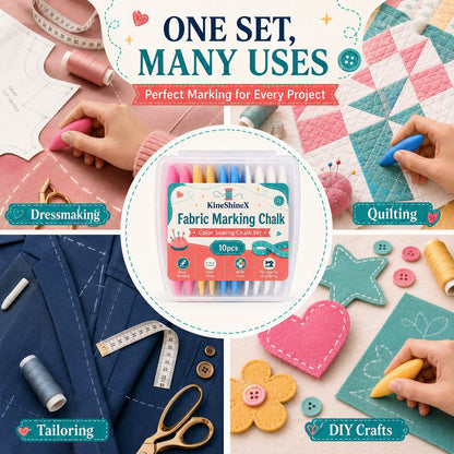 💥2026 Hot Sale✂️ Fabric Marking Chalk Set for Sewing, Quilting & Alterations
