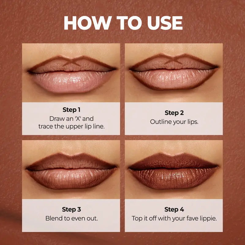 💜 Final 3 hours Buy 1 Get 1 Free!! 💜Waterproof Matte Lip Liner Set