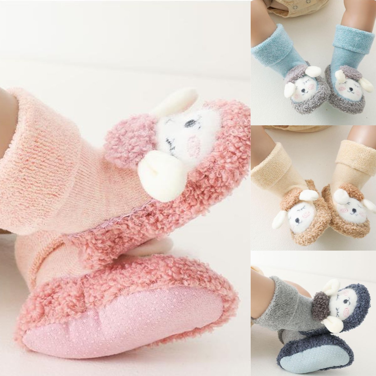 🎁Best Christmas Gift For Baby 50% OFF💖Baby Cartoon Plush Cotton Toddler Shoes