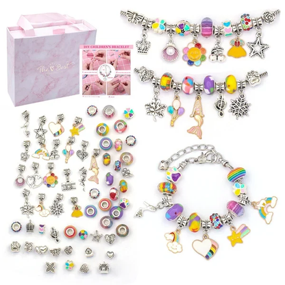 🎁2024-Christmas Hot Sale 49%OFF🎁🎉The Best Gift For Children-🎀DIY Gorgeous Bracelet Set🎉